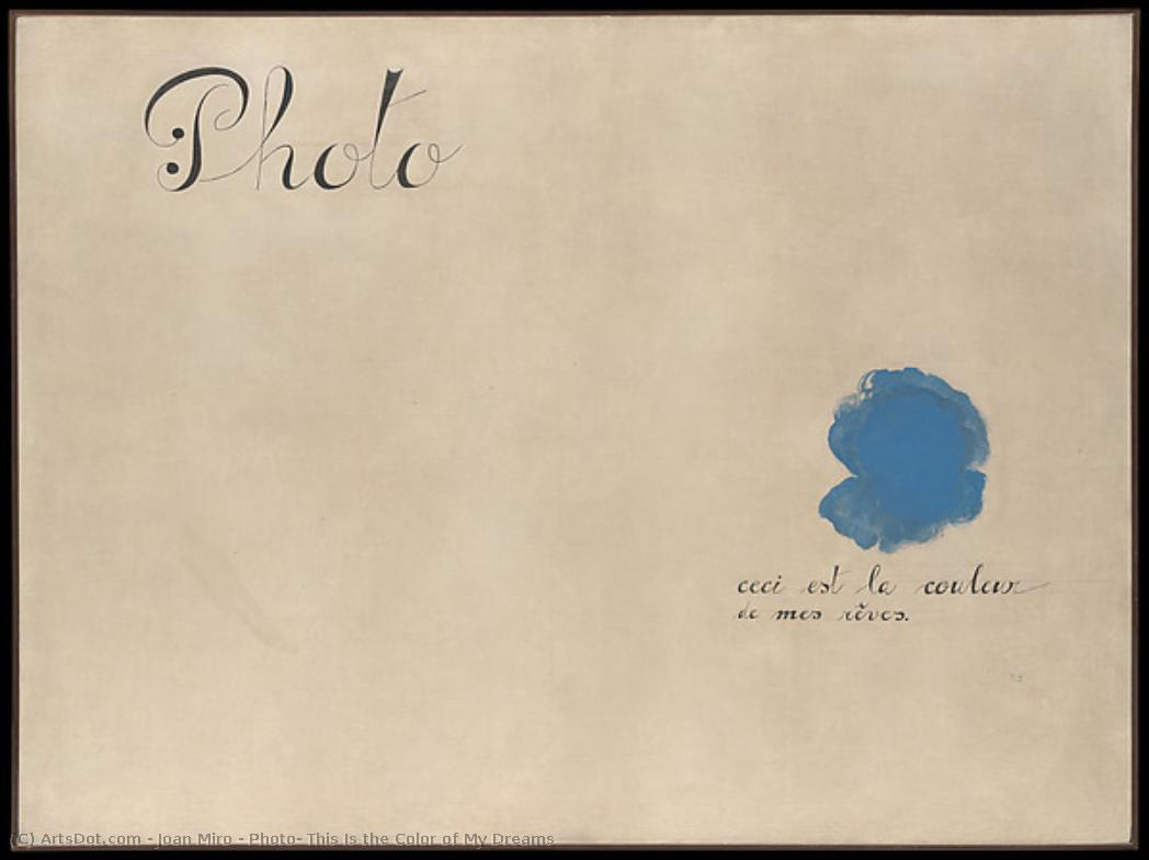 Foto: Diese Farbe Meiner Träume — Joan Miró