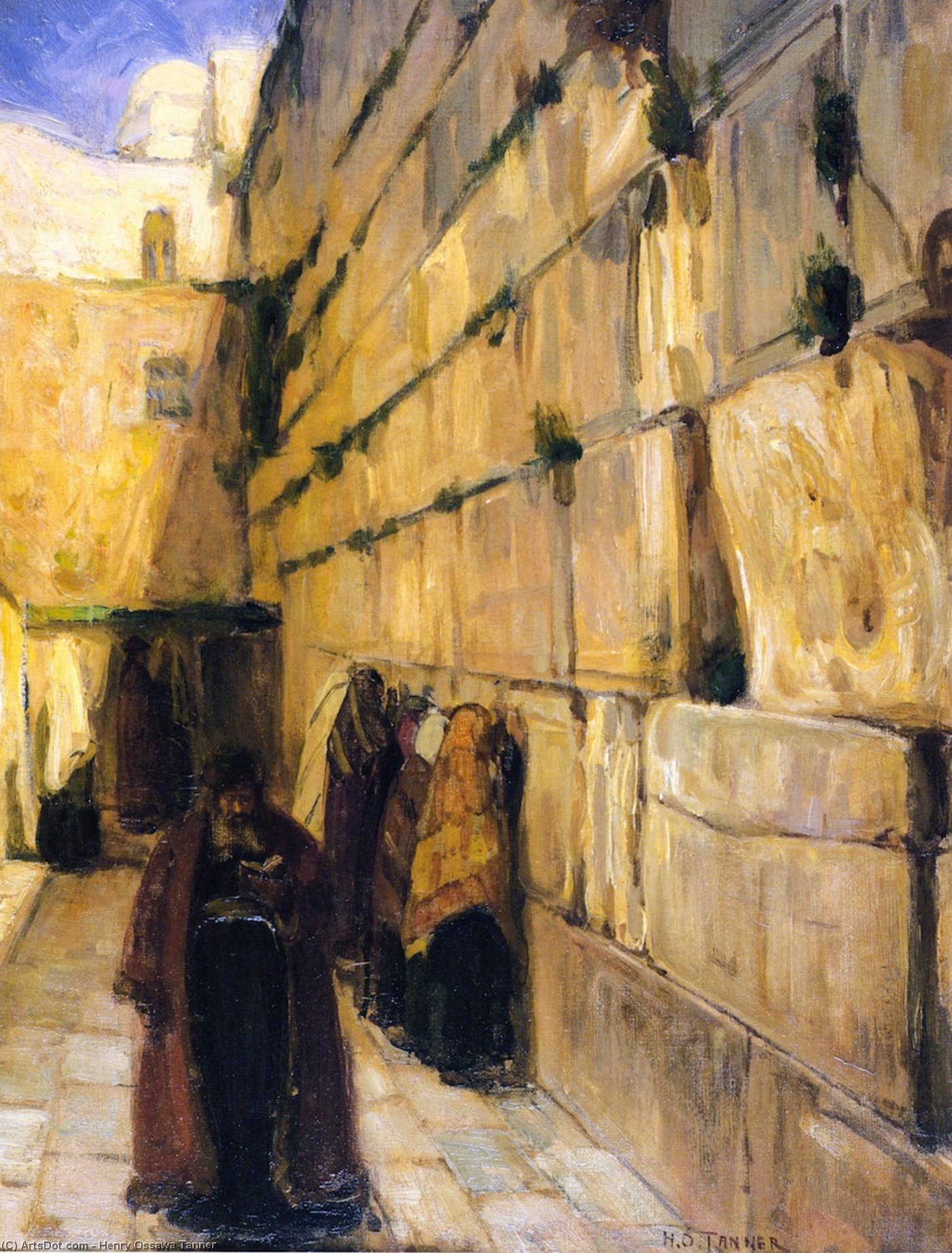 Study For The Jews' Wailing Place — Хенри Осава Танер