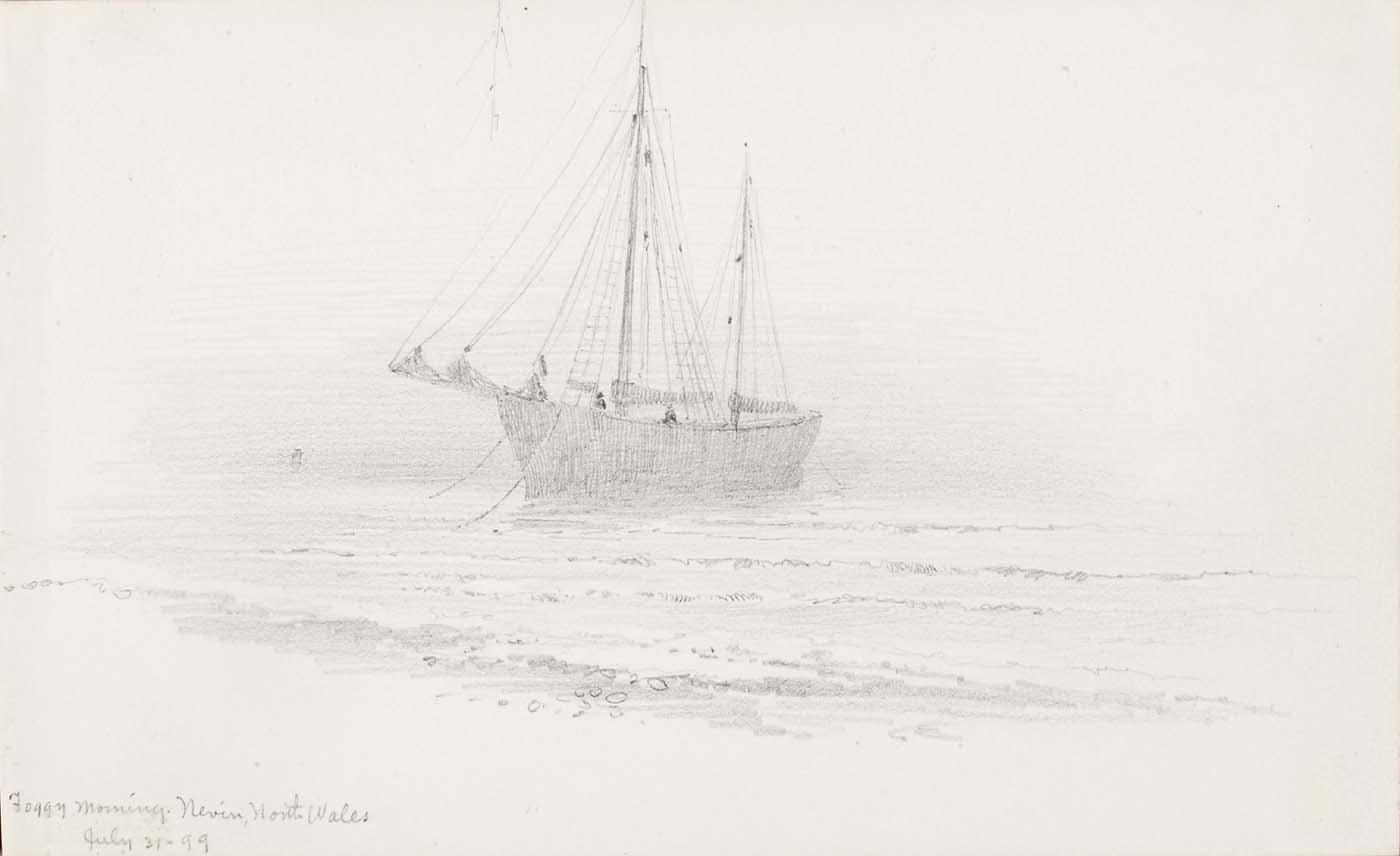 Foggy Morning, Nevin, North Wales — George Elbert Burr