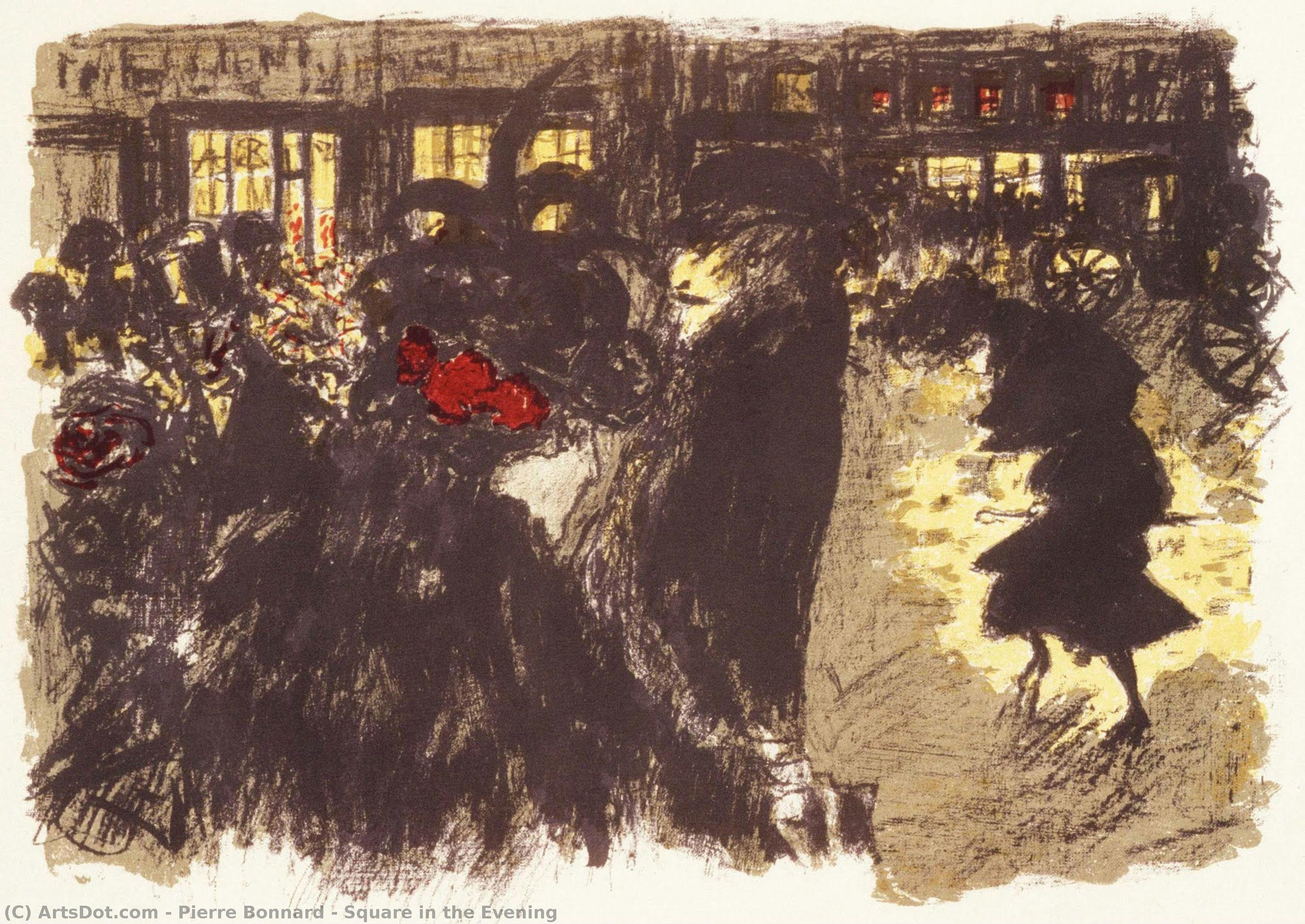Square In The Evening — Пьер Боннар