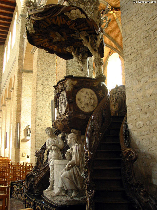 Chaire De Vérité De La Collégiale Sainte-gertrude De Nivelles — Laurent Delvaux