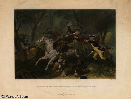 Death Of Major Ferguson At King's Mountain — Alonzo Chappel