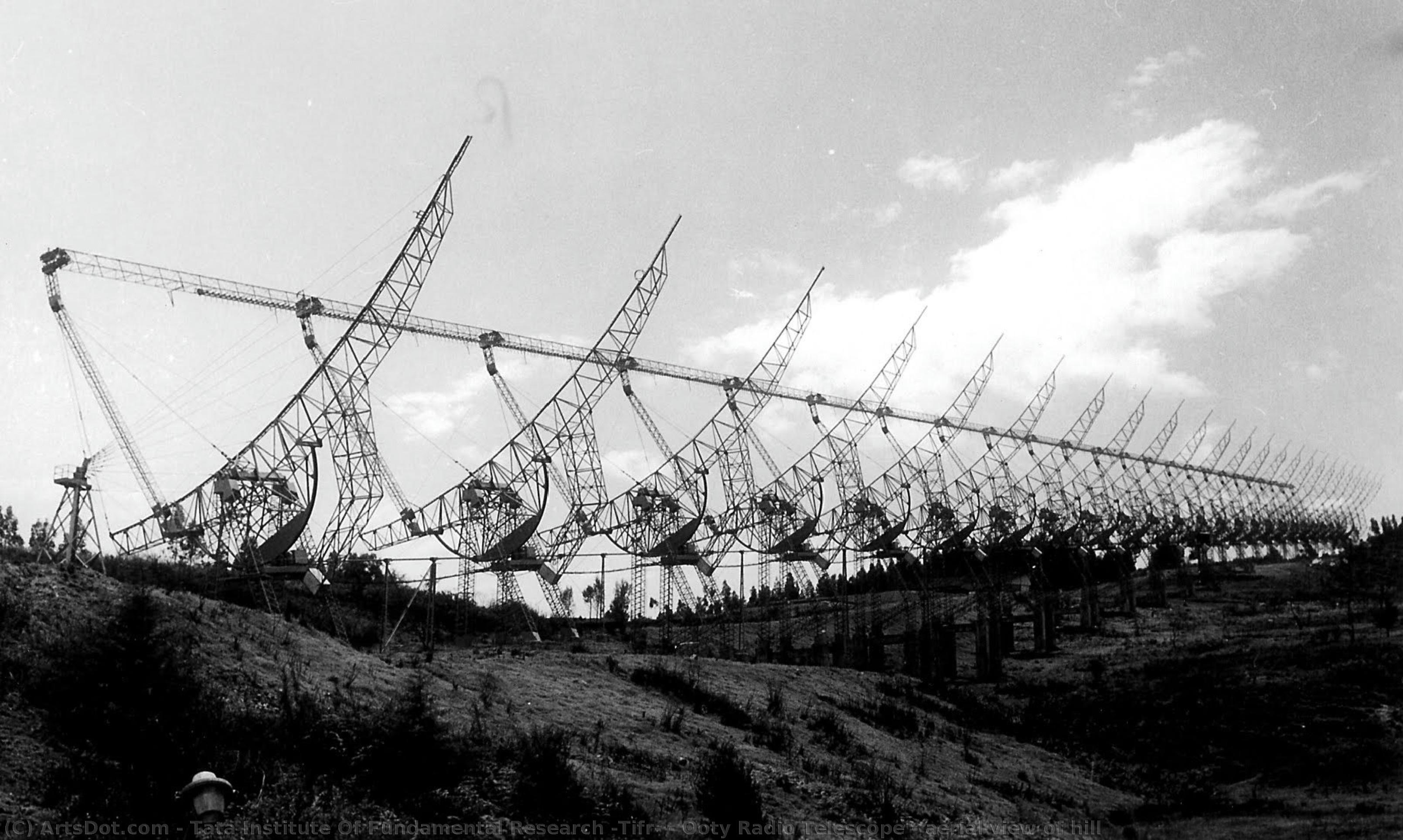 Ooty Radio Telescope - Aerial View Of Hill — Tata Institute Of Fundamental Research (tifr)