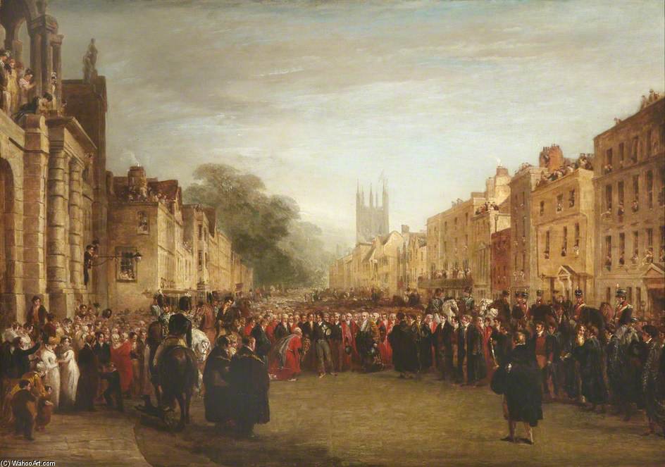 The Visit Of The Prince Regent To Oxford — George Jones