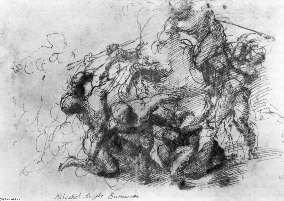Battle Scene — Michelangelo Buonarroti