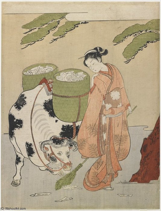 Mitate Of An Oxherder — Suzuki Harunobu