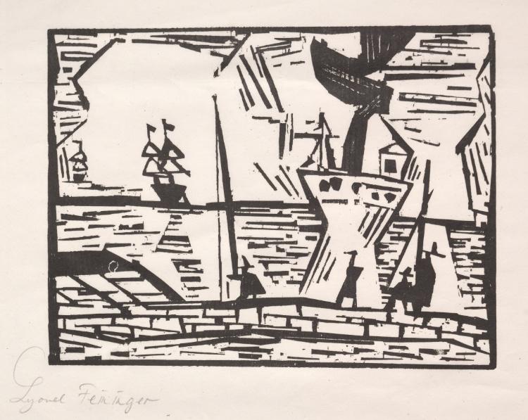 On The Seawall — Lyonel Feininger