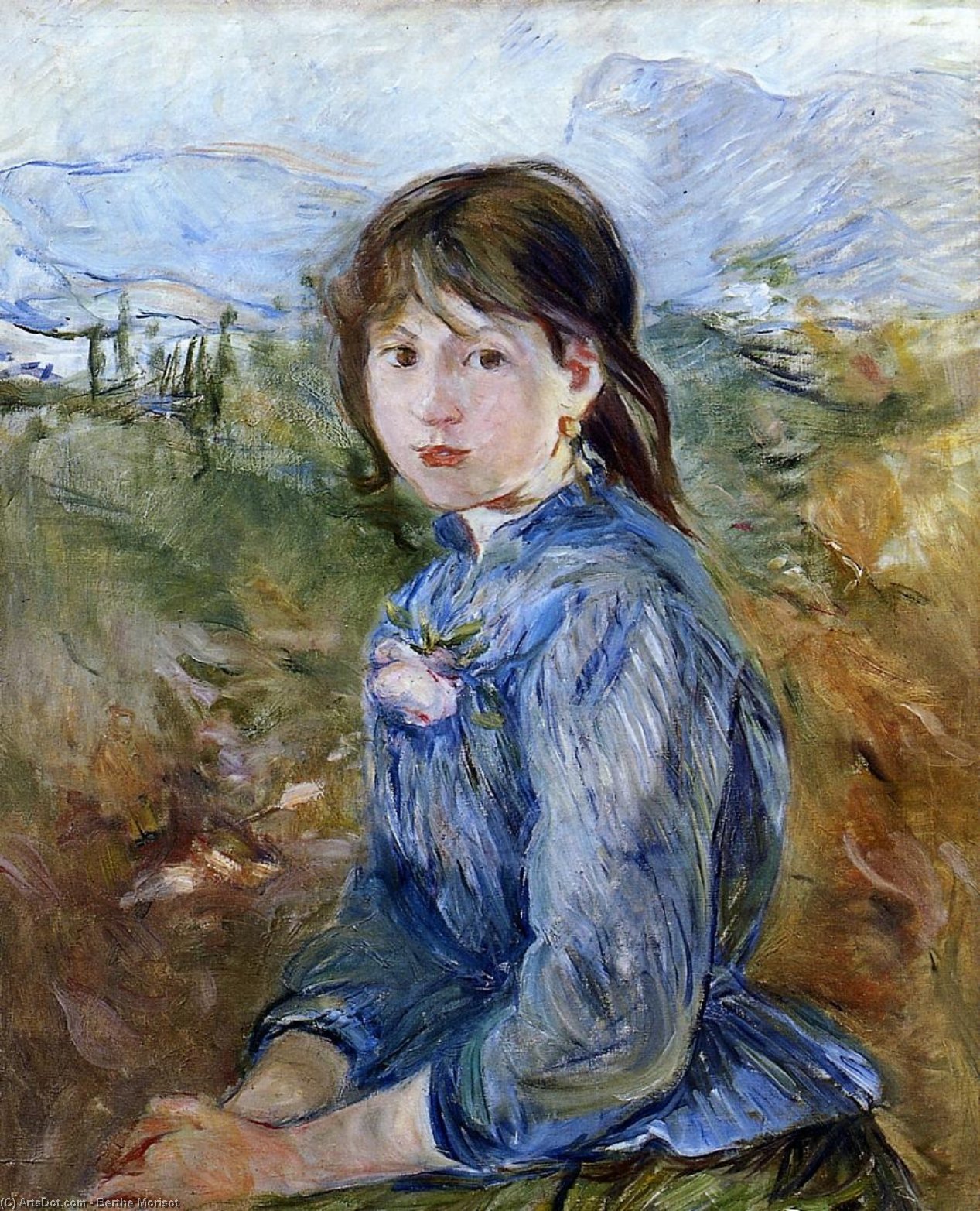 The Little Girl From Nice, Celestine — Berthe Morisot