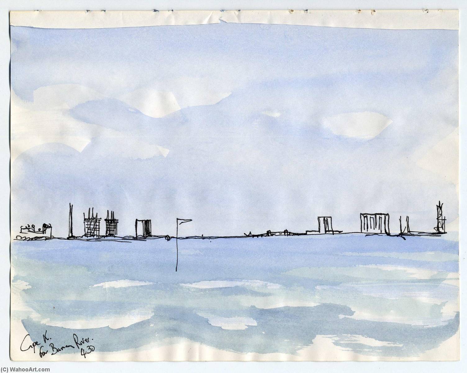Cape Kennedy From Banana River — Theodore Hancock