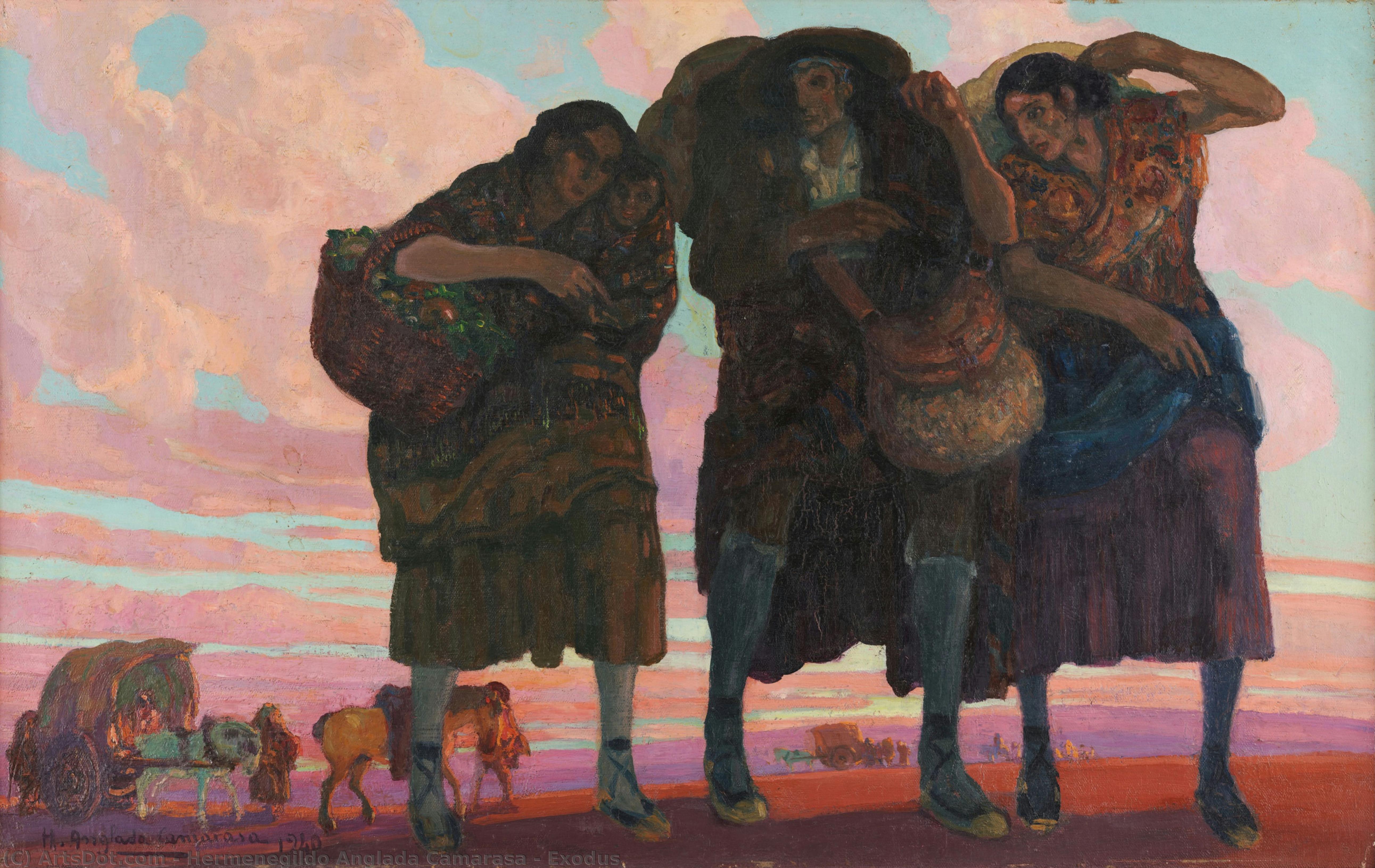 Exodus — Hermenegildo Anglada Camarasa