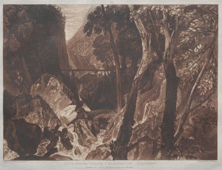 Mill Near The Grand Chartreuse, Dauphiny — Joseph Mallord William Turner