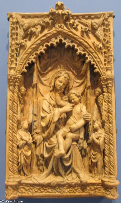 Madonna Col Bambino E Nageli — Michele Da Firenze