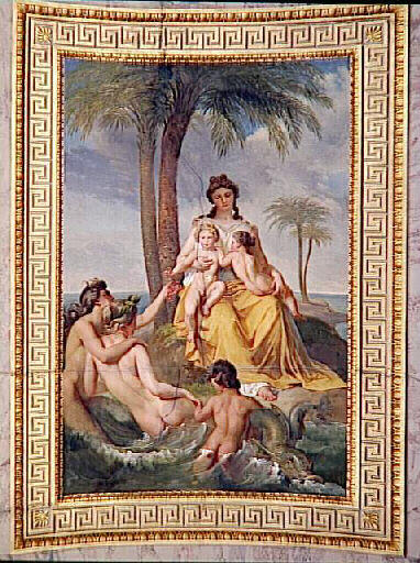 Naissance De Diane Et D'apollon Sous Le Palmier De L'île De Délos — Alexandre Denis Abel De Pujol