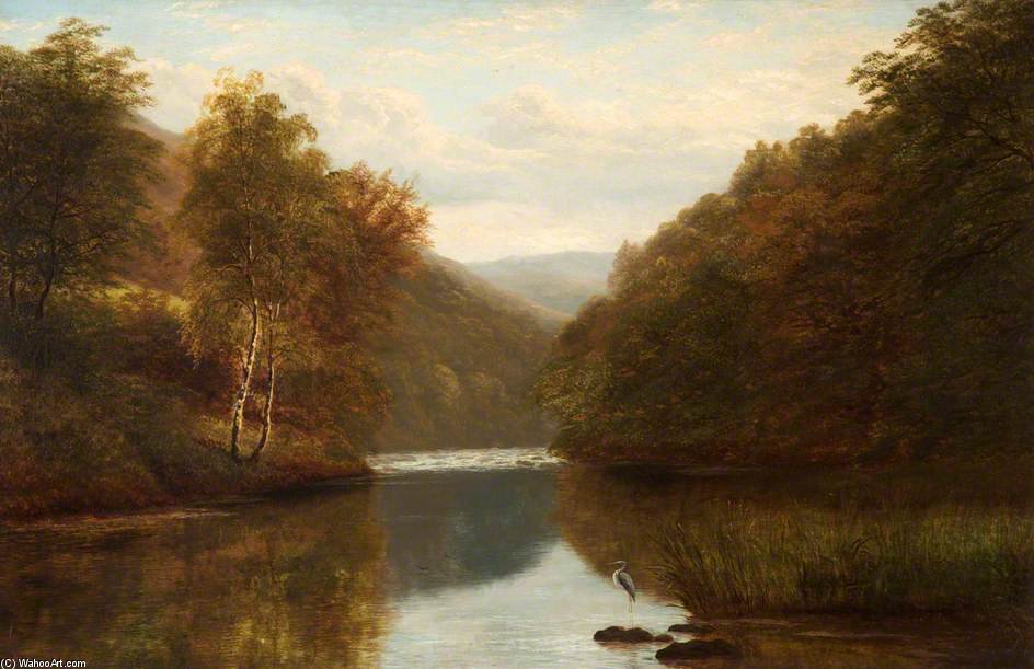 On The Dee At Llangollen — William Mellor