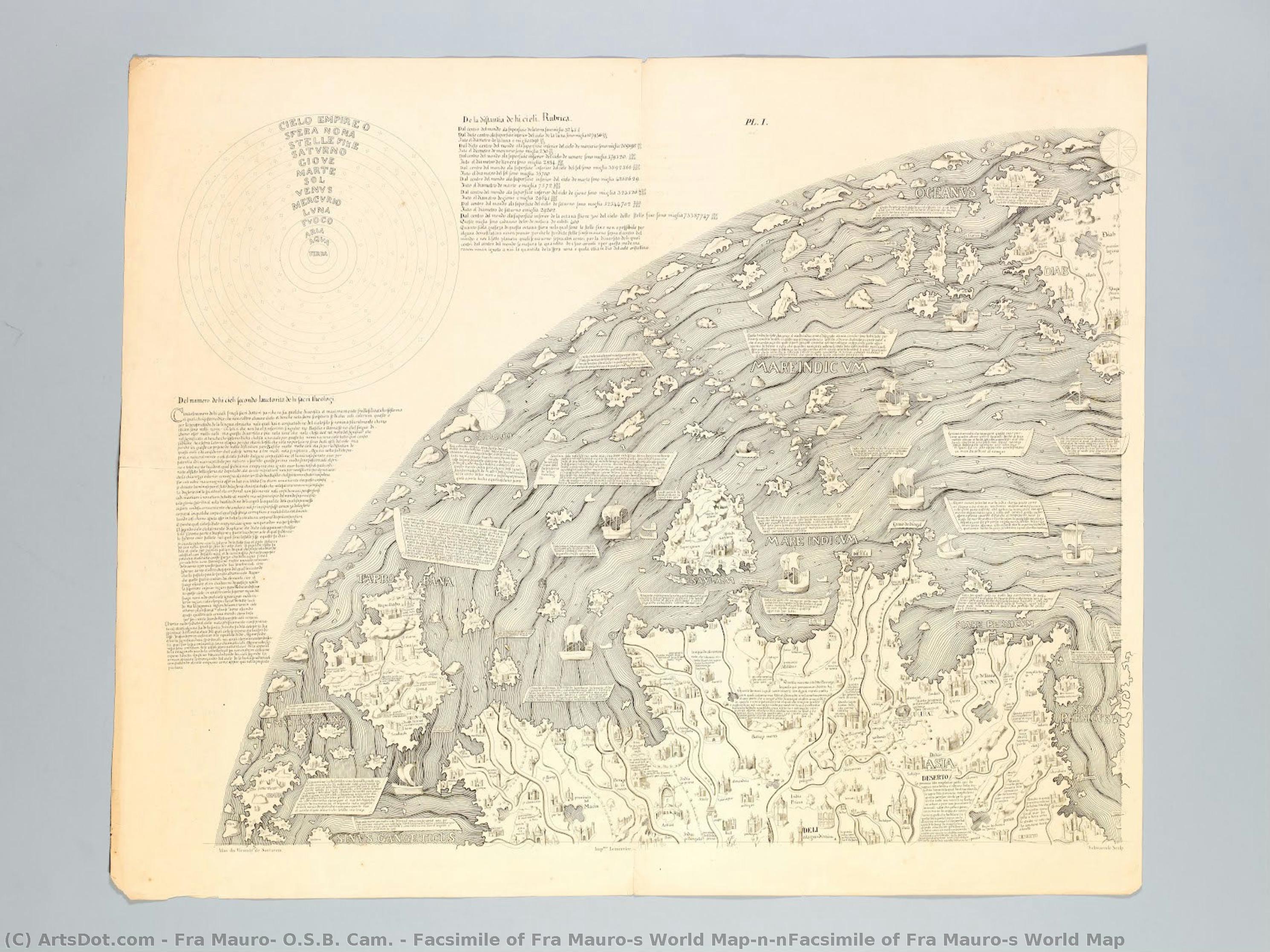Facsimile Of Fra Mauro’s World Map\n\nfacsimile Of Fra Mauro’s World Map — Fra Mauro, O.s.b. Cam.