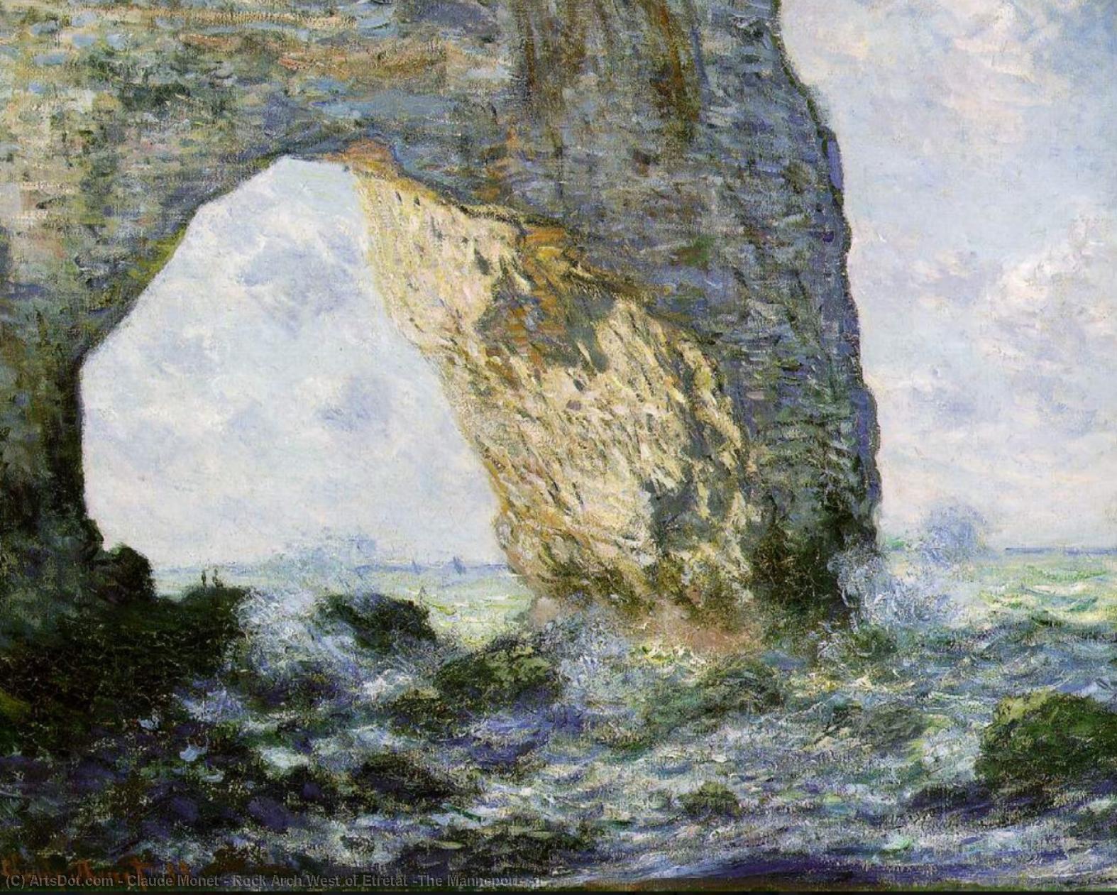 Rock Arch West Of Etretat (the Manneport) (1 — クロード・モネ