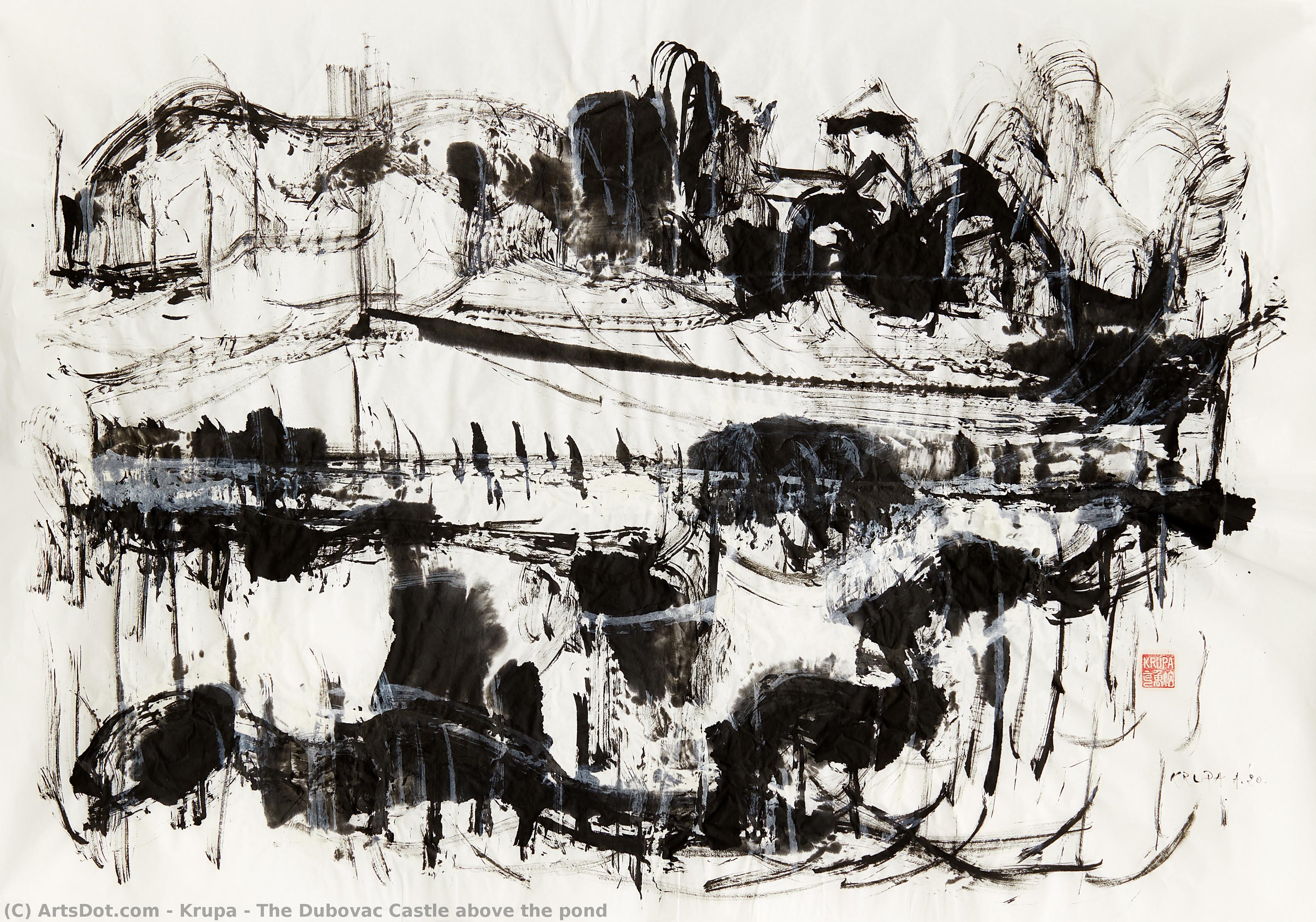 The Dubovac Castle Above The Pond — Krupa