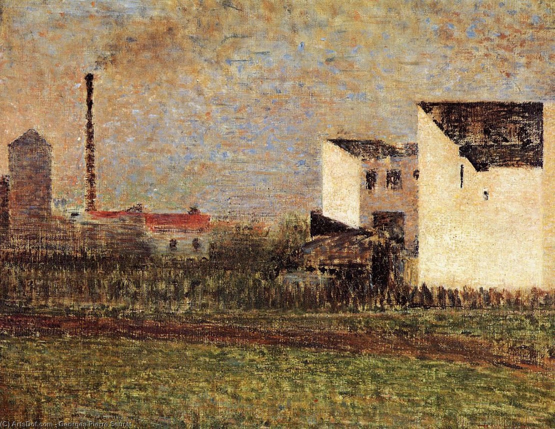 Suburb — Georges Seurat
