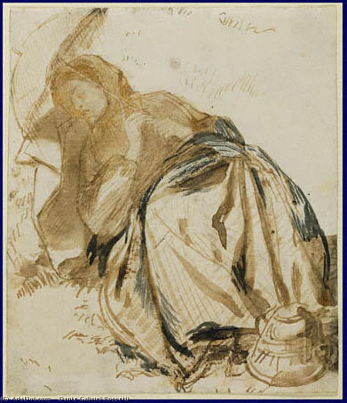 Elizabeth Siddal 1 — Данте Габриэль Россетти