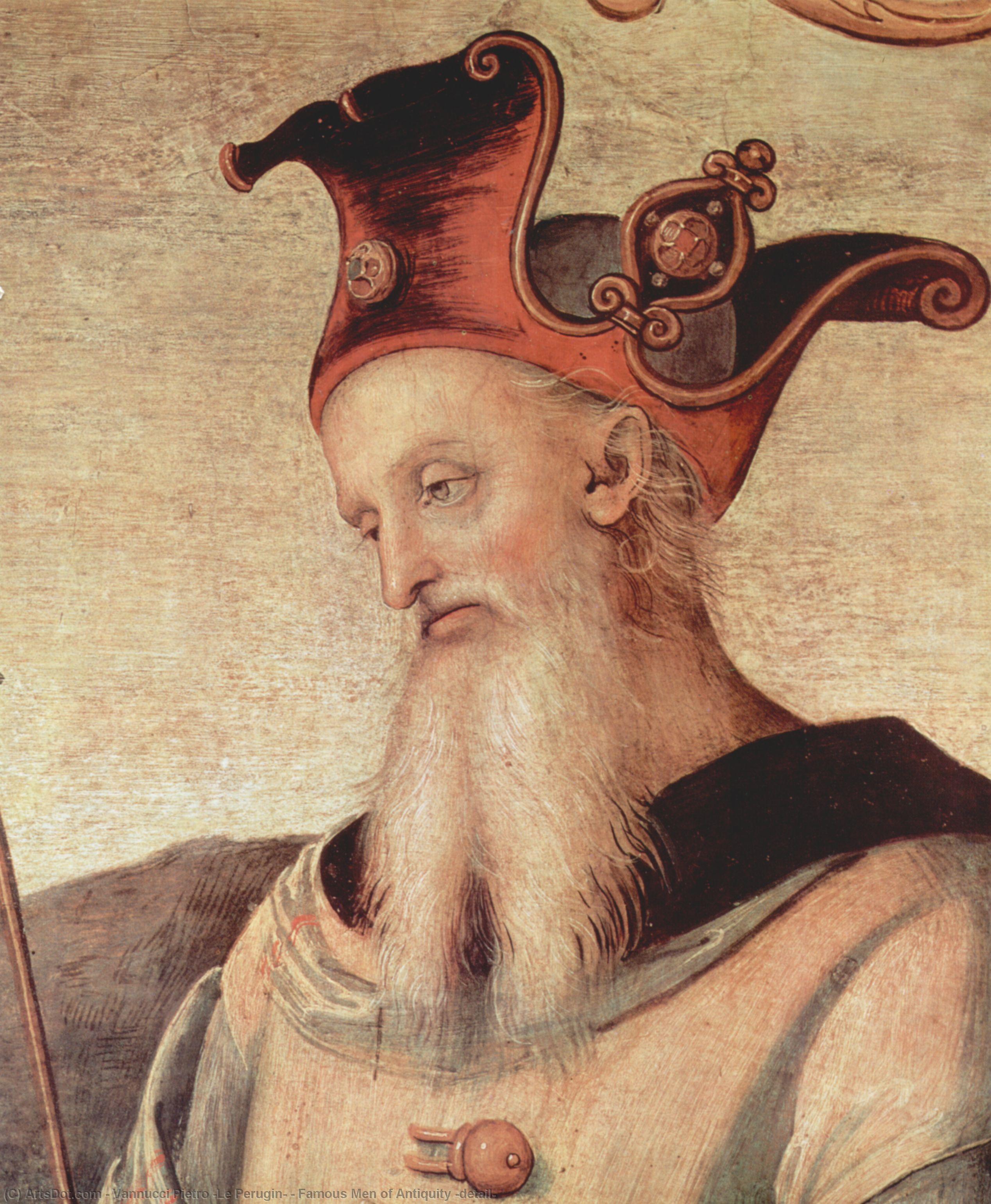 Famous Men Of Antiquity (detail) — Vannucci Pietro (le Perugin)
