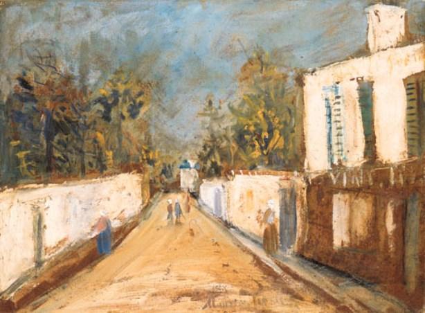 Rue Montmartre — Maurice Utrillo