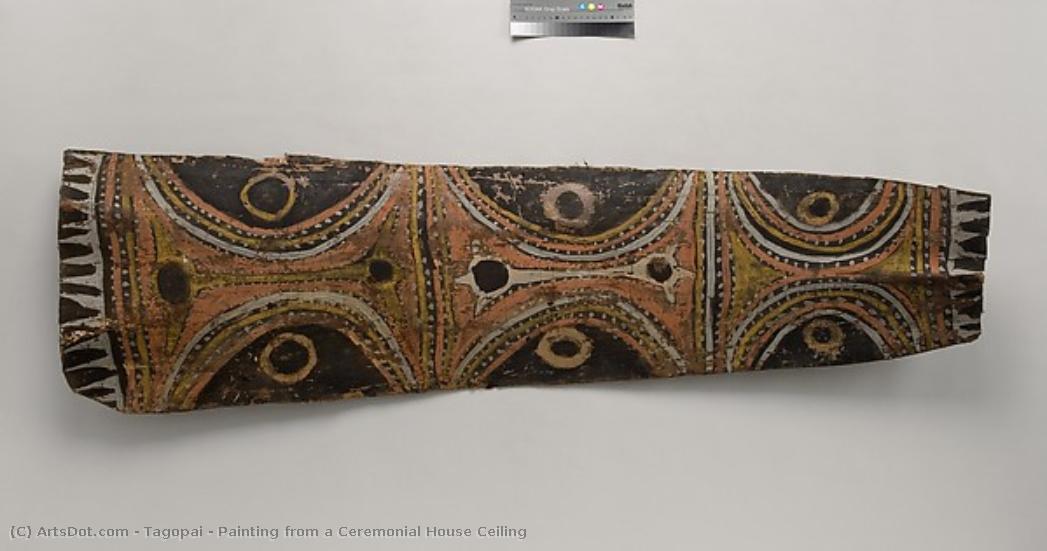 Painting From A Ceremonial House Ceiling — Tagopai