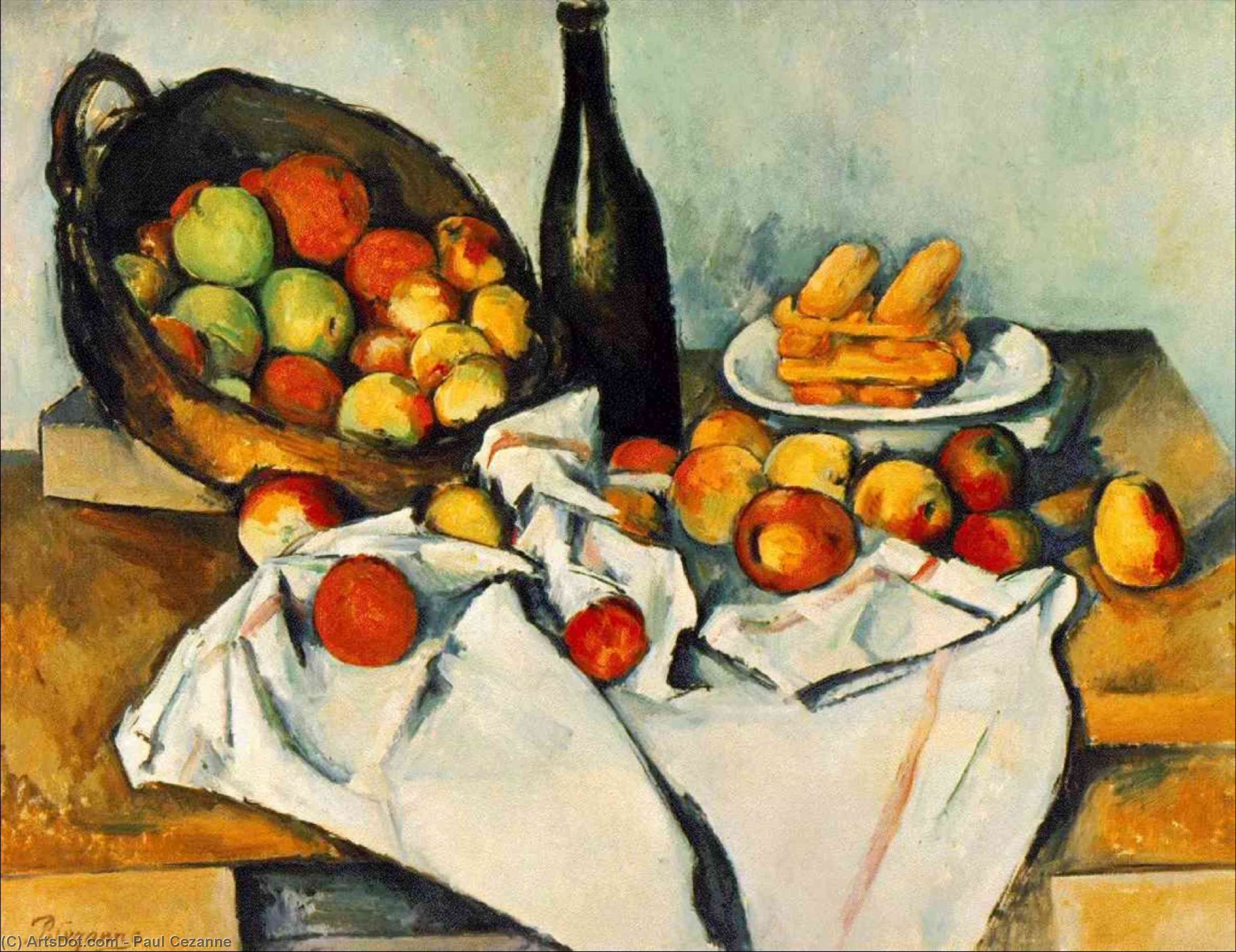 Brot Und Apfelkorb, 1890–94, Die Kunst In — Paul Cézanne
