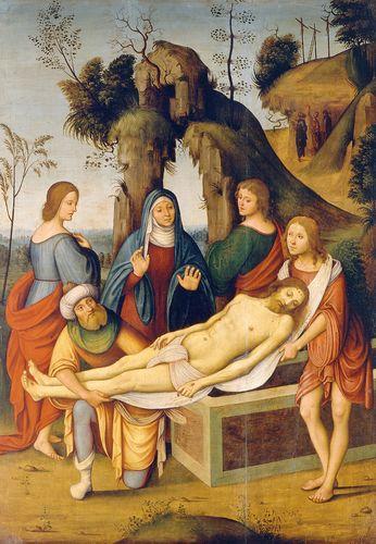Sepoltura Di Gesù Cristo — Lorenzo Costa (the Elder)