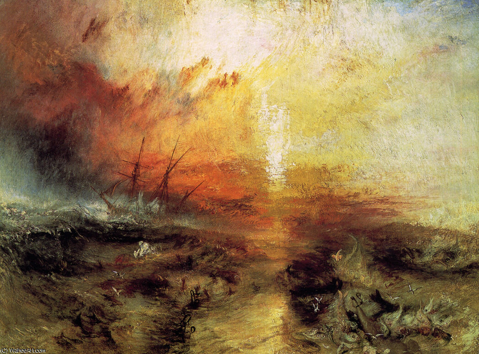 Slavers Throwing Overboard The Death And Dying — Joseph Mallord William Turner