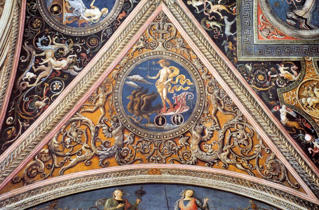 Ceiling Decoration (detail) — Vannucci Pietro (le Perugin)