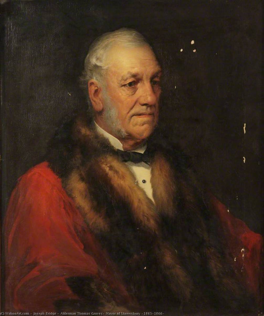 Alderman Thomas Groves, Mayor Of Shrewsbury (1865–1866) — Joseph Bridge