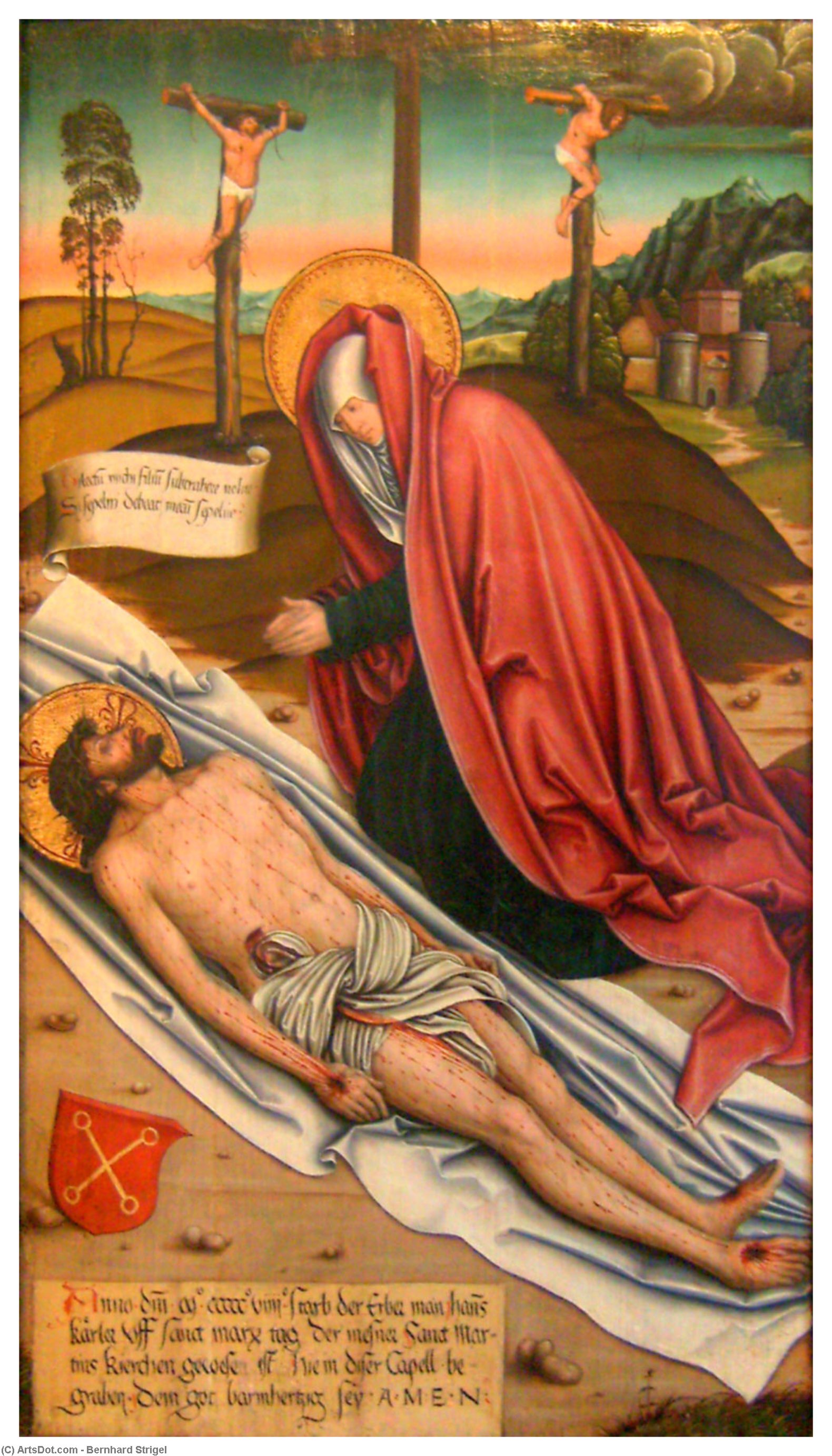 Lamentation Of Christ — Bernhard Strigel