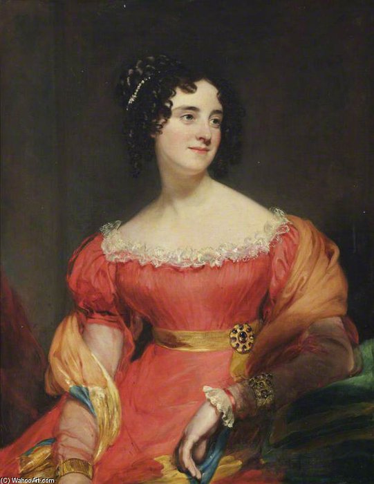 Georgiana Carolina Dashwood, Lady Hastings — Henry William Pickersgill