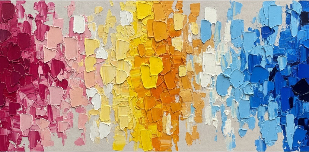 Chromatic Resonance: A Singular Symphony Of Textured Light And Prismatic Impasto Flow — Christian Noiret