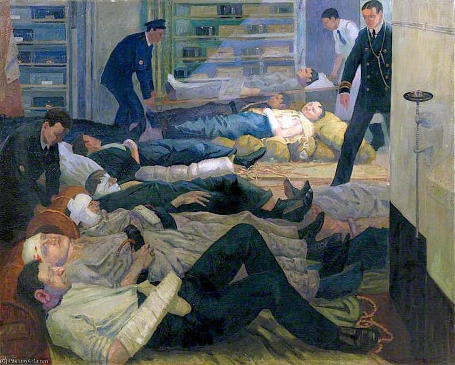 Hms 'castor' Wounded, Received After The Battle Of Jutland, 31 May 1916 — Jan Godfrey Jervis Gordon