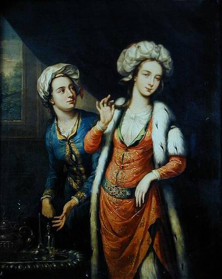 Portrait Of A Lady Thought To Be Lady Mary Wortley Montagu ) — George Knapton