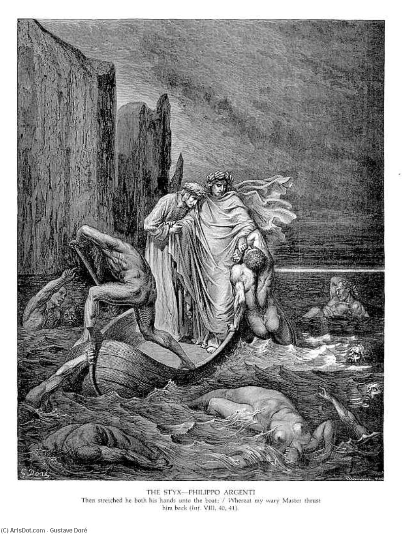 The Styx-philippo Argenti — Gustav Dore