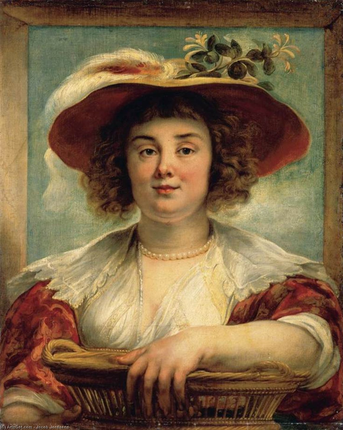 Portrait Of The Artist's Daughter Elizabeth — Jacob Jordaens