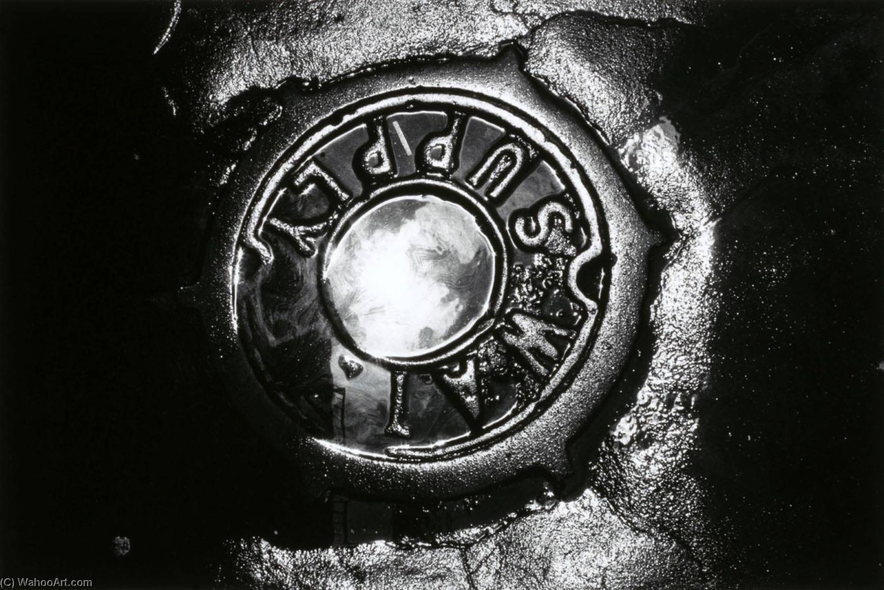 Untitled, Wat. Supply, From The Series Manholes — Joseph Dankowski