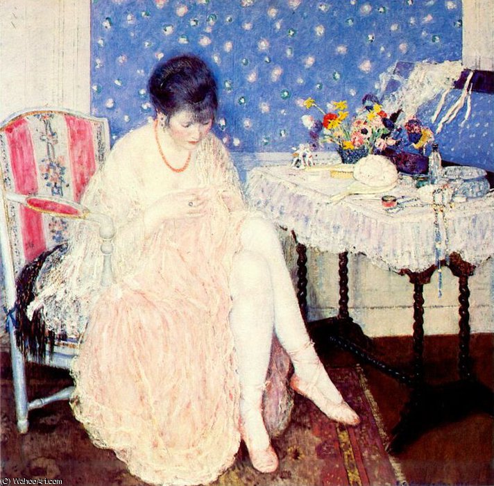 Torn Lingerie — Frederick Carl Frieseke