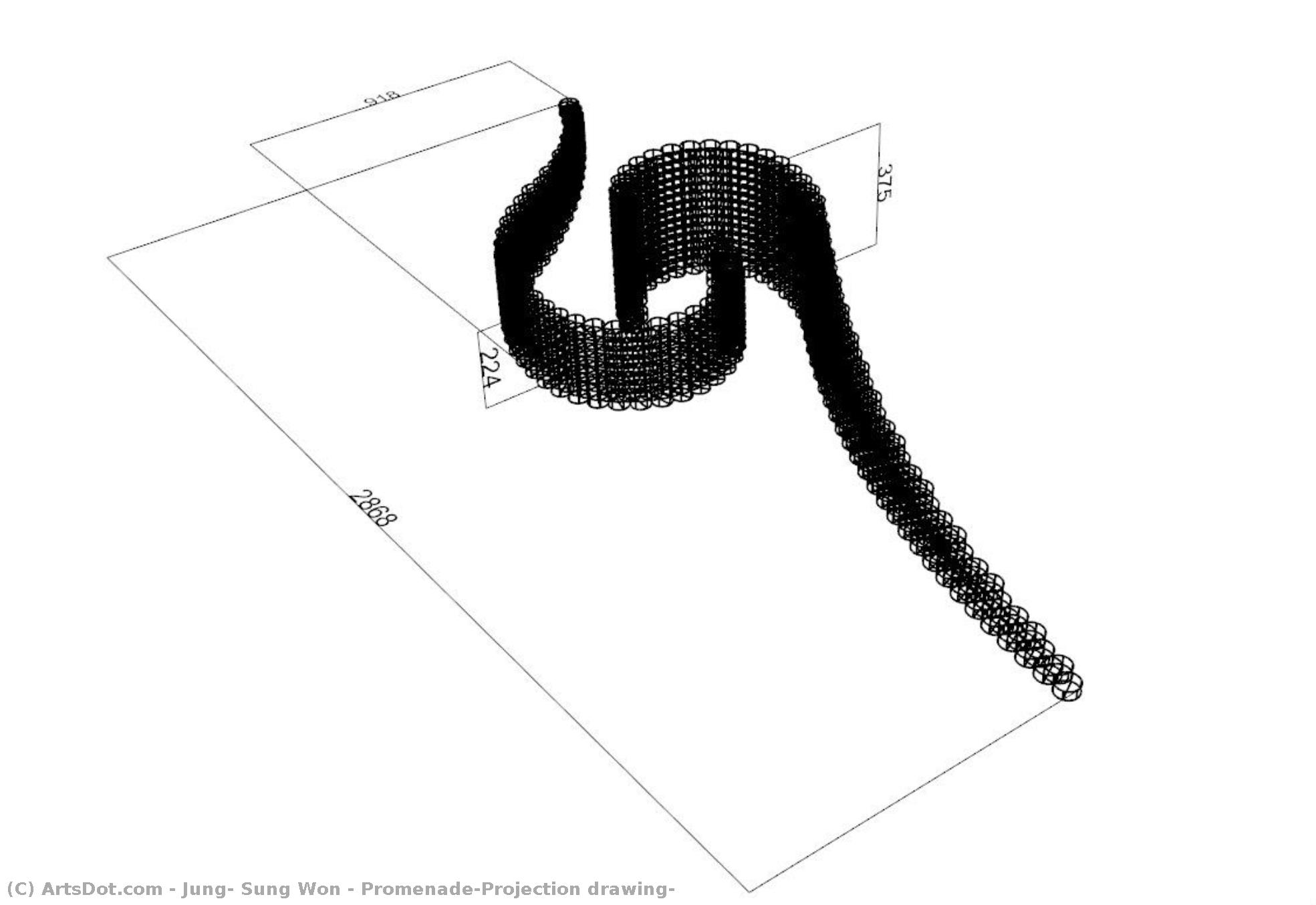 Promenade(projection Drawing) — Jung, Sung Won