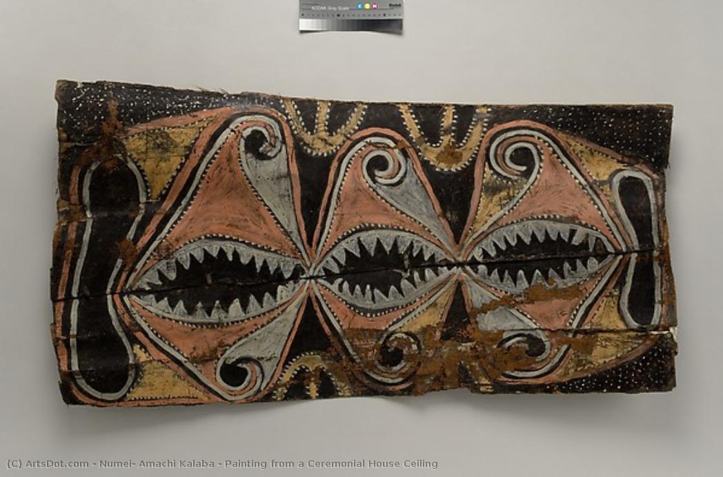 Painting From A Ceremonial House Ceiling — Numei, Amachi Kalaba