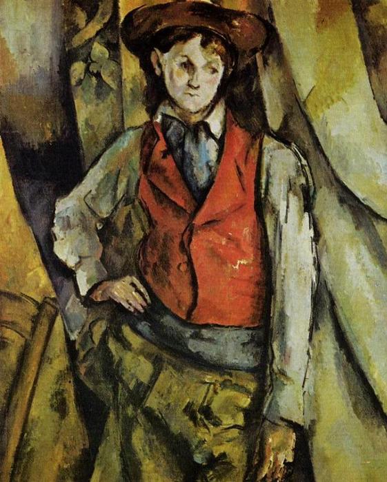 Boy In A Red Vest 1 — Paul Cézanne