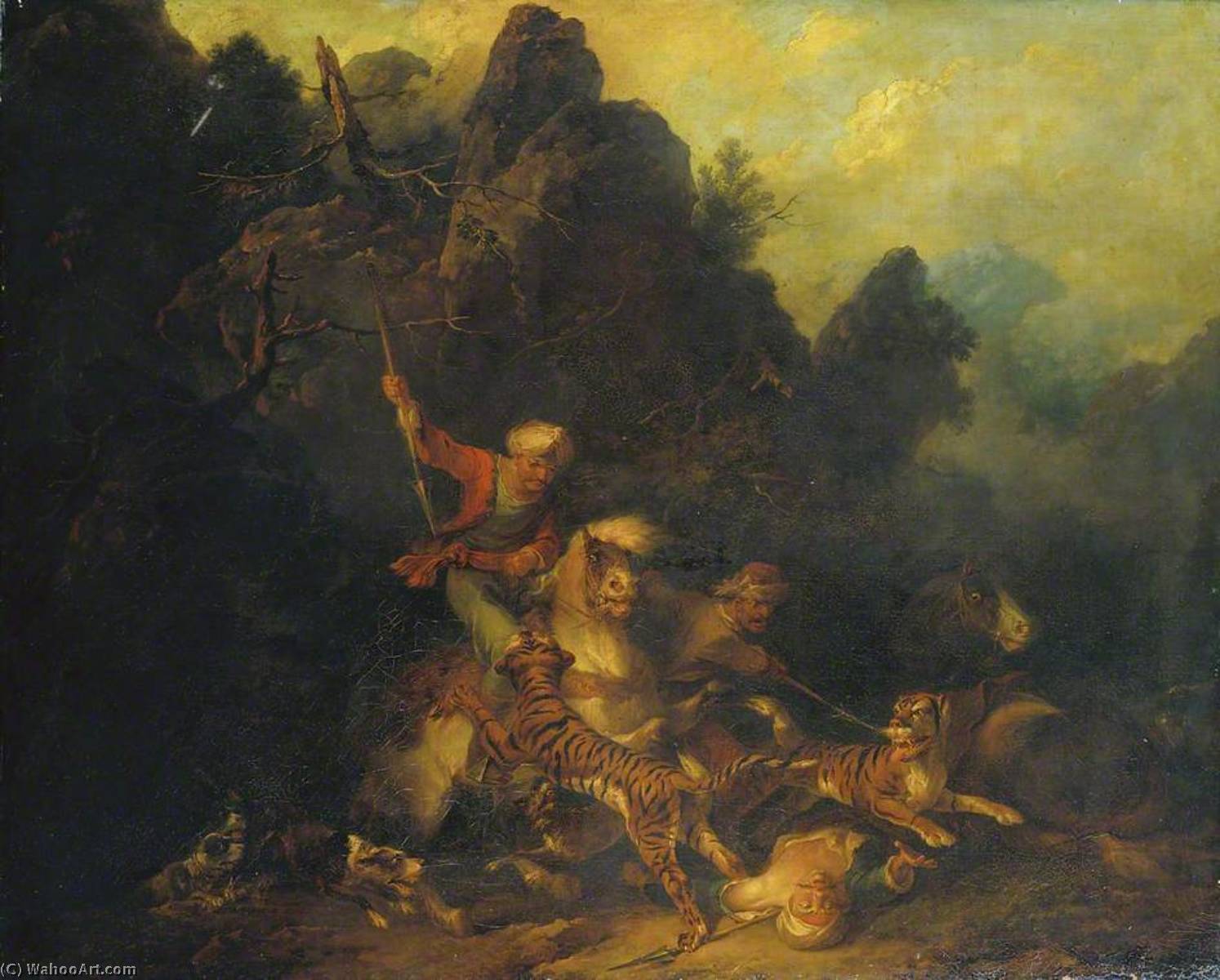 Tiger Hunt — Peter Francis Bourgeois