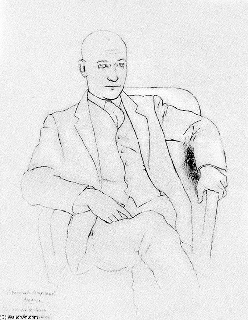 Portrait De Max Jacob — Пабло Пикассо