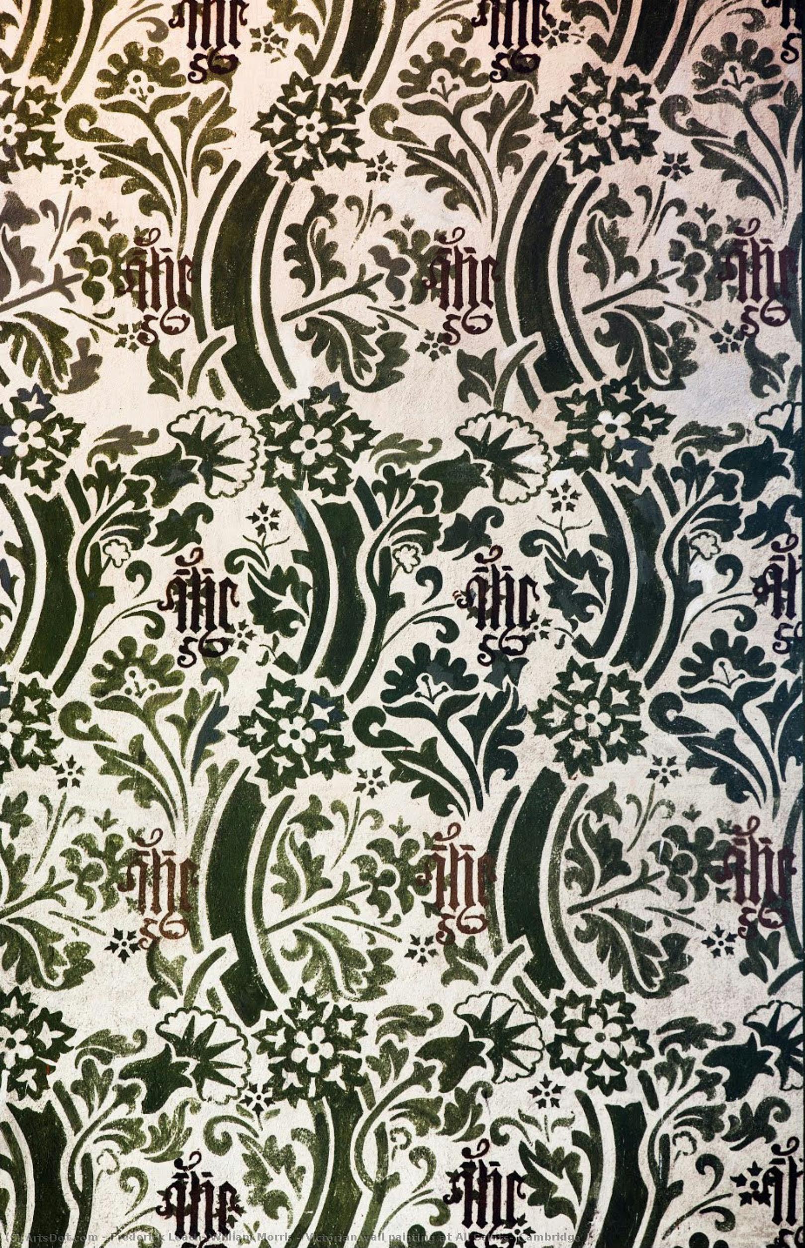 Victorian Wall Painting At All Saints, Cambridge — Frederick Leach, William Morris