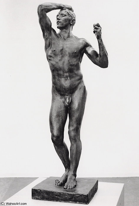 The Age Of Bronze Bw — Auguste Rodin