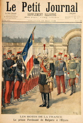 Prince Ferdinand Of Bulgaria At The Elysee Palace — Henri Meyer