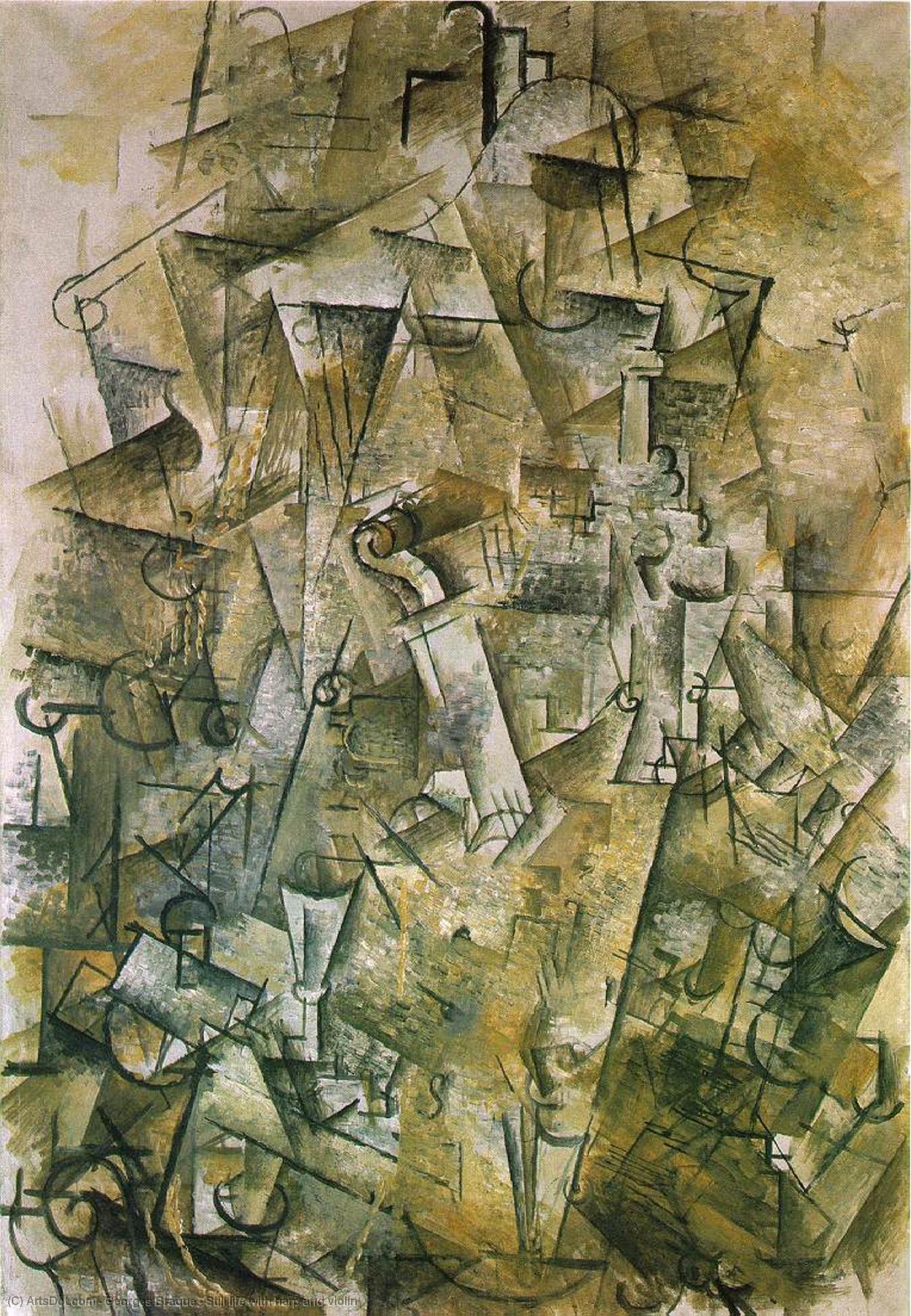 Still Life With Harp And Violin — Georges Braque