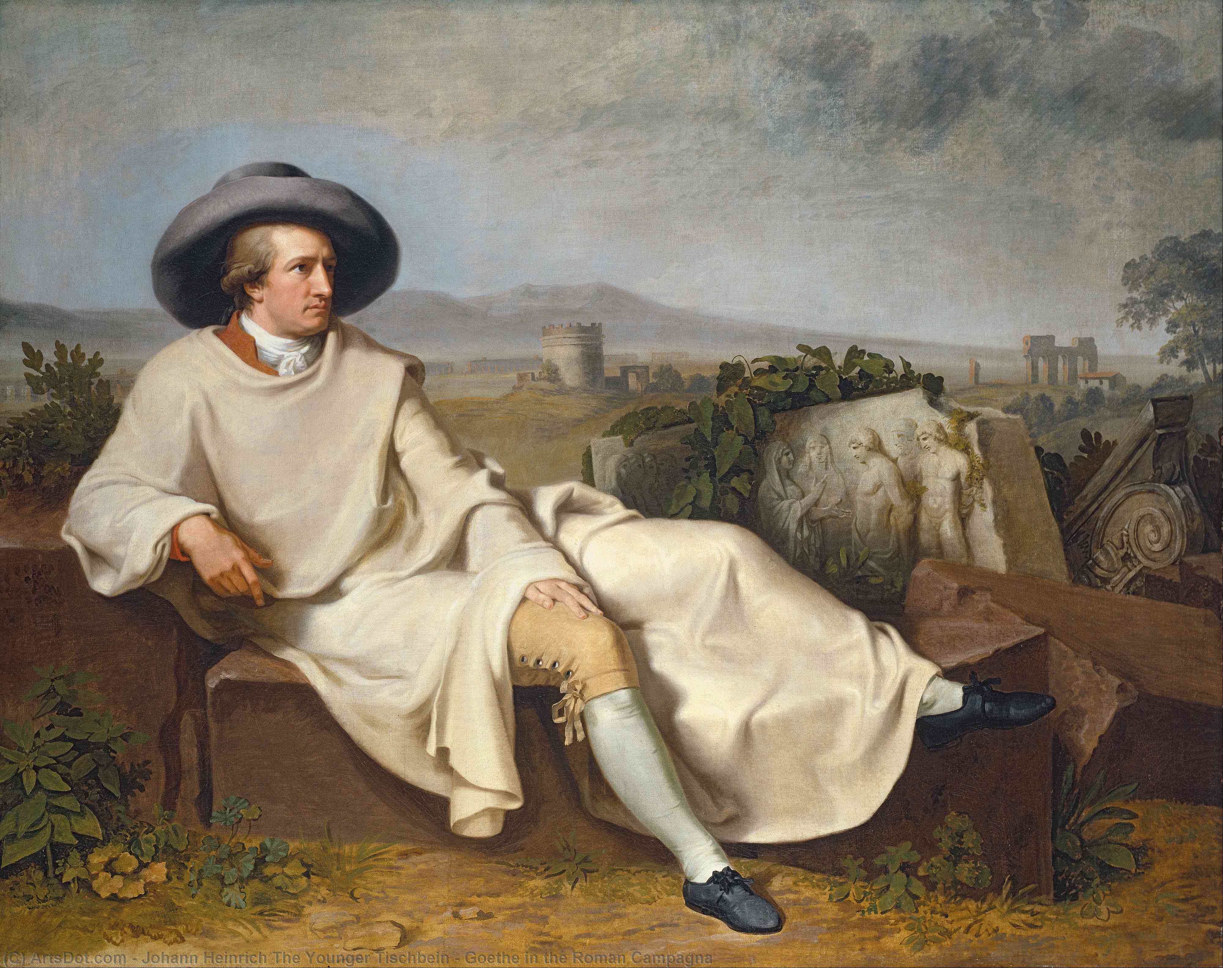 Goethe In The Roman Campagna — Johann Heinrich The Younger Tischbein